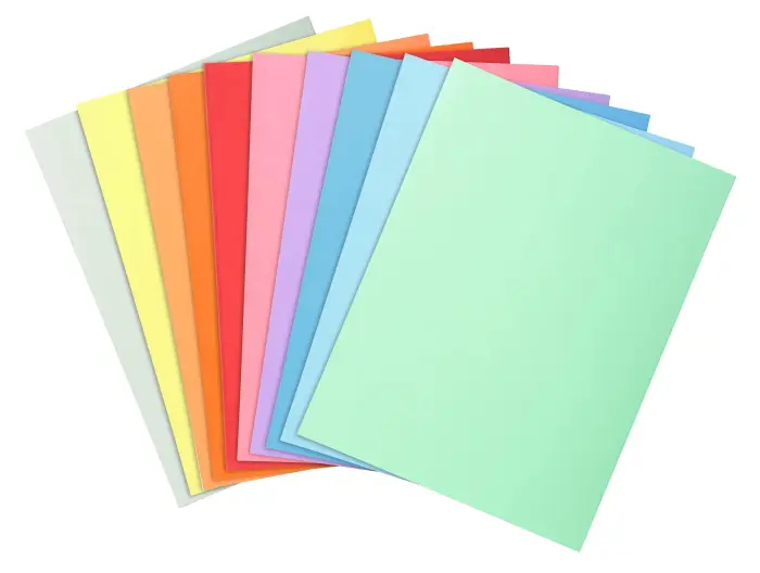 Paquet 100 chemises SUPER 160 - 24x32cm - Couleurs assorties