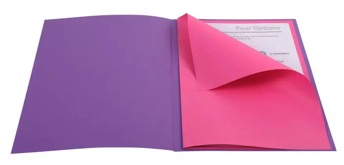 Pack 50 chemises + 100 sous chemises ROCK''S pour A4 - Couleurs assorties