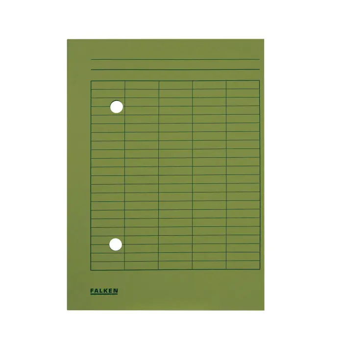 Dossier circulation carte recyclée A4 - Vert