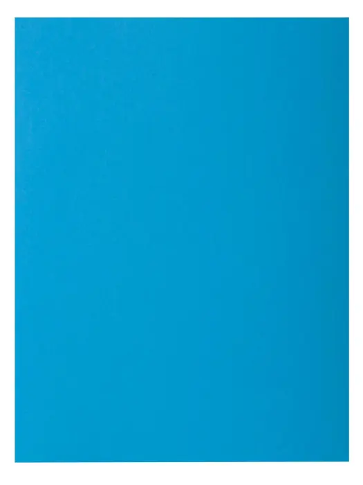 Paquet de 50 chemises 2 rabats ROCK''S 210 - 24x32cm - Bleu