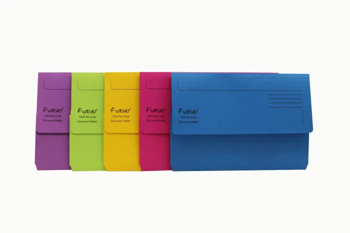 Chemise poche Forever 300g - 34,5x24,5 cm Folio - Couleurs assorties