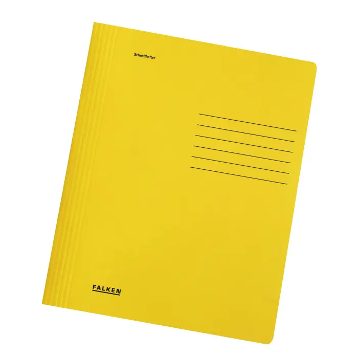 Chemise en carte à lamelle A4 - Jaune