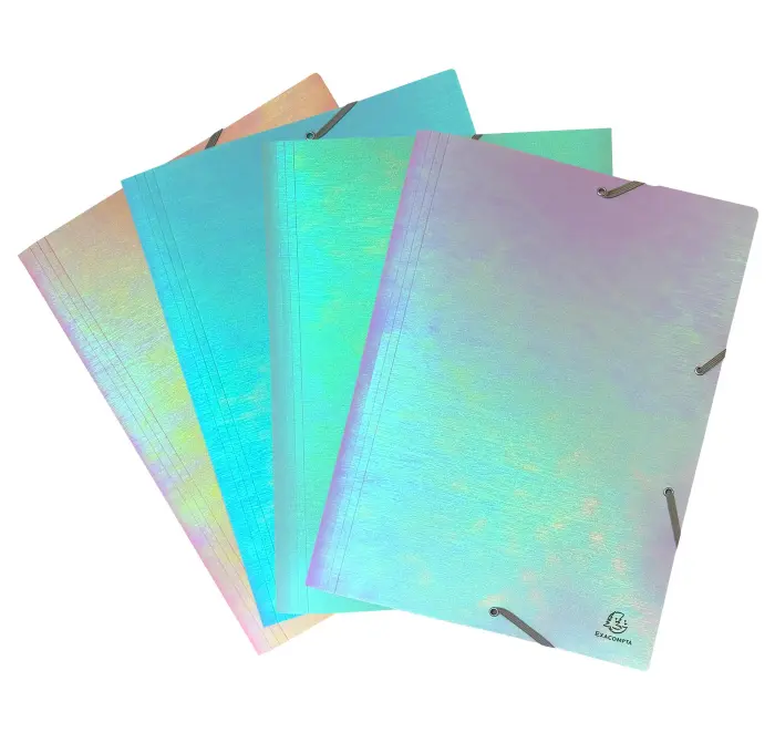 Chemises à élastiques 3 rabats PP Candy Tidy - A3 - Couleurs assorties - New
