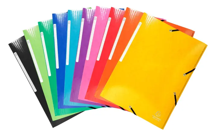 Chemise à élastiques 3 rabat Maxi Capacity Iderama A4 - Couleurs assorties