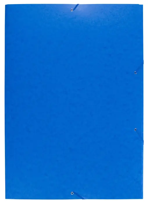 Chemise à élastique 3 rabats carte lustrée 600gm2 - A2 - Bleu