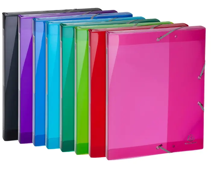 Boite de classement en polypropylène Dos 25mm Iderama PP - A4 - Couleurs assorties