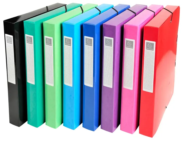 Boîte de classement Iderama dos de 40mm - A4 - Couleurs assorties
