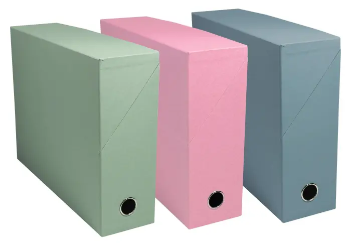 Boîte de transfert recyclée Autentik - dos 90mm - Couleurs assorties