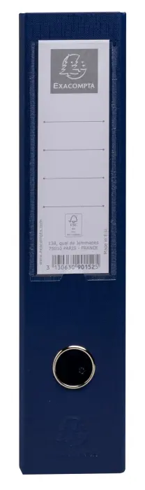 Porte-revues PP - Dos 70mm - livrés à plat - 23x31cm - Bleu foncé