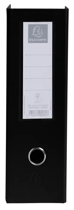 Porte-revues PP - Dos 100mm - livrés à plat - 23x31cm - Noir