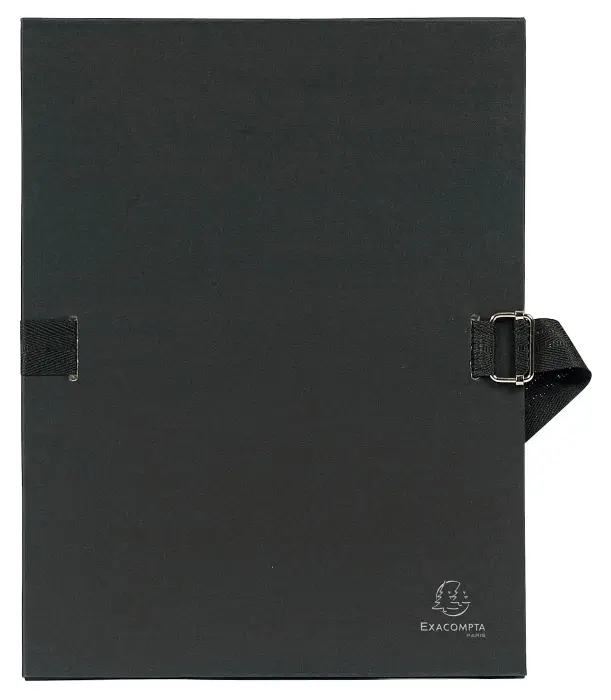 Chemise dos extensible papier - 24x32cm - Noir