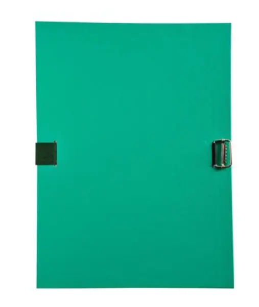 Chemise à sangle dos extensible avec rabat en pied et boucle à coulisseau cranté - polypropylène - Vert