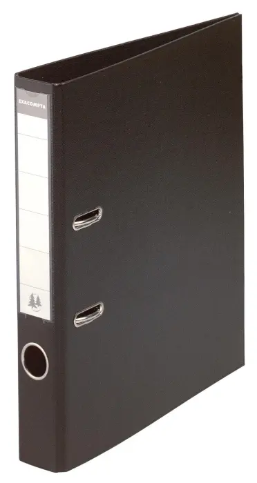 Classeur à levier export PVC A4 dos de 50mm - Noir