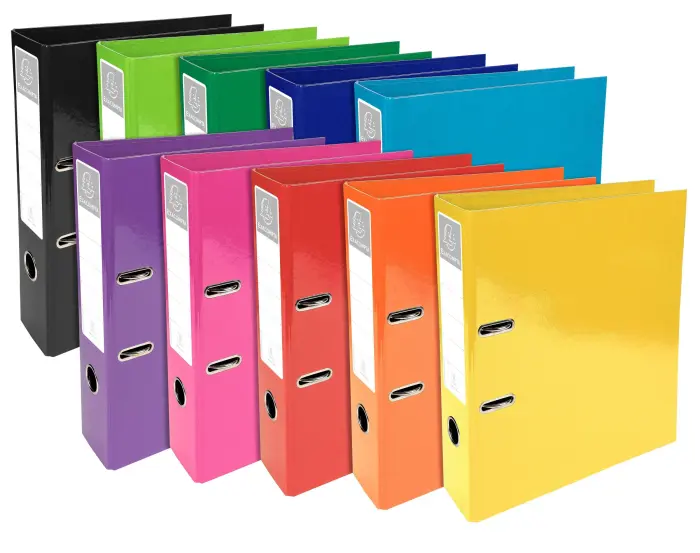 Classeur à levier Iderama Prem'Touch dos 70mm - Couleurs assorties