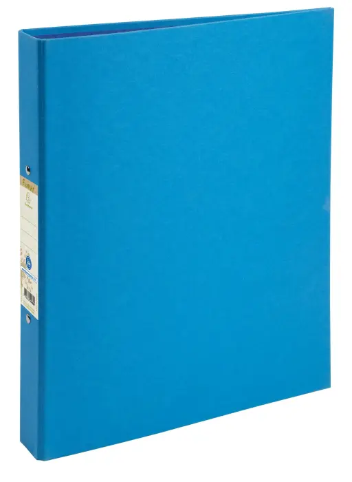 Classeur rembordé papier 2 anneaux 30mm Forever - A4 - Bleu clair