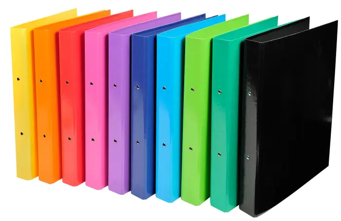 Classeur A4 2 anneaux 30mm Iderama - Couleurs assorties
