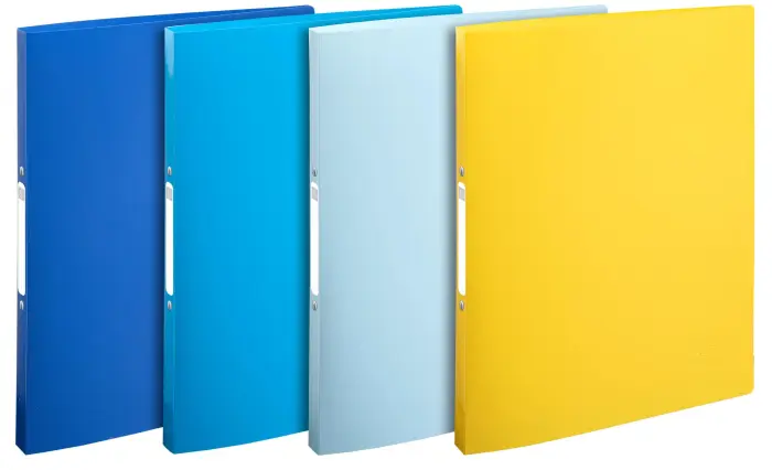 Classeur 2 anneaux 15mm polypropylène recyclé BeeBlue - A4 - Couleurs assorties