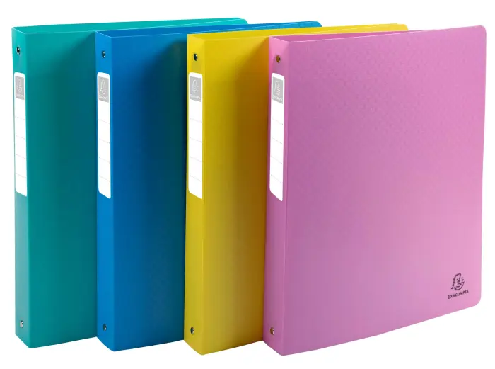 Classeur 4 anneaux 30mm polypropylène Forever Young - A4 Maxi - Couleurs assorties