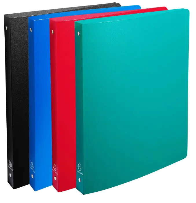 Classeur 4 anneaux 20mm polypropylène OPAK - A4 - Couleurs assorties