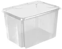 keeeper Boîte de rangement "emil", 45 litres, transparent