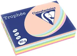 Clairefontaine Papier universel Trophée, A4, assorti pastel