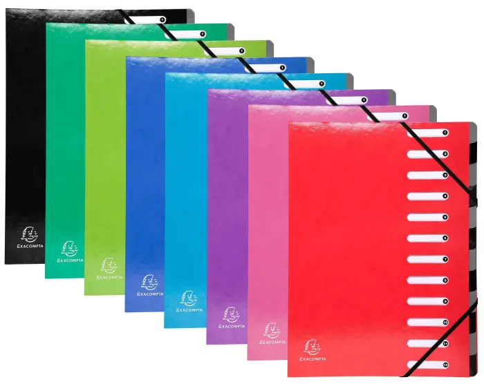 Trieur Harmonika Iderama 12 compartiments - Couleurs assorties