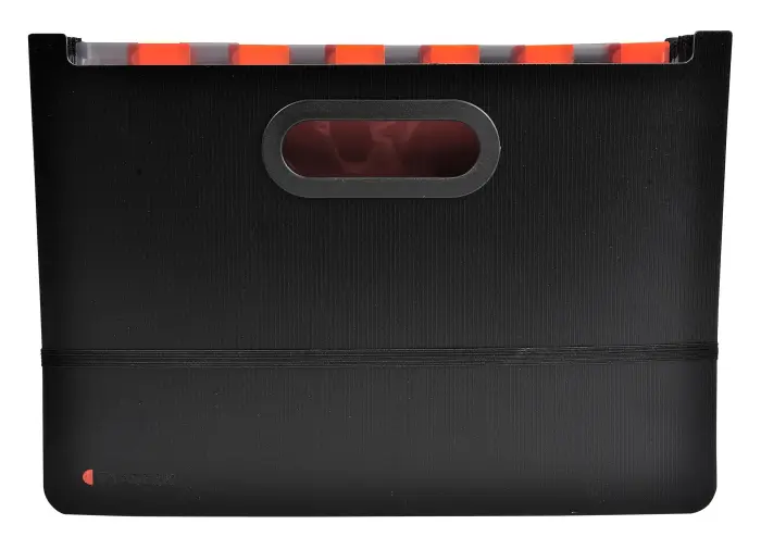 Trieur valisette extensible 24 compartiments Exadesk Exactive® - A4 - Noir