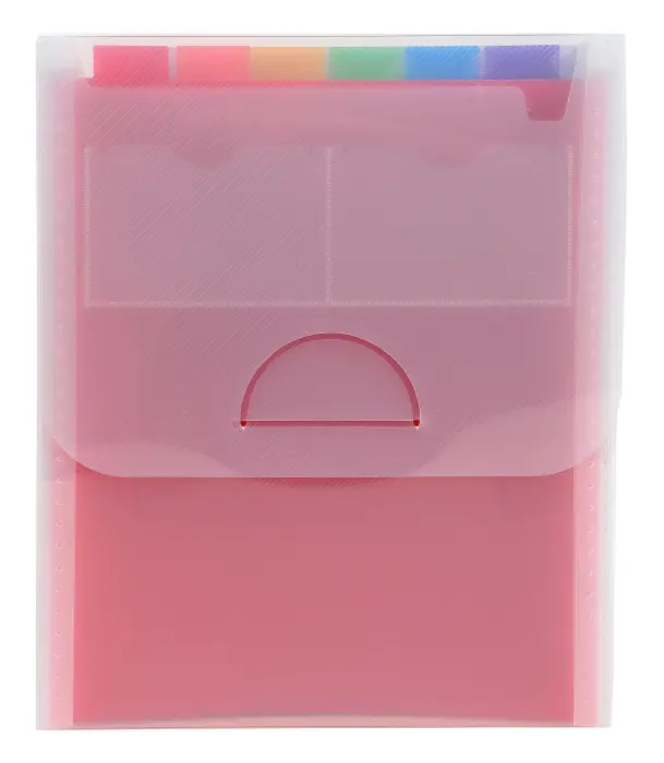 Trieur valisette vertical 6 compartiments Crystal - A4 - Cristal