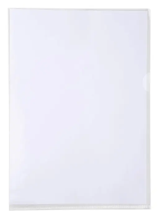 Etui carton de 50 pochettes coin PVC Premium 18/100e - A4 - Cristal