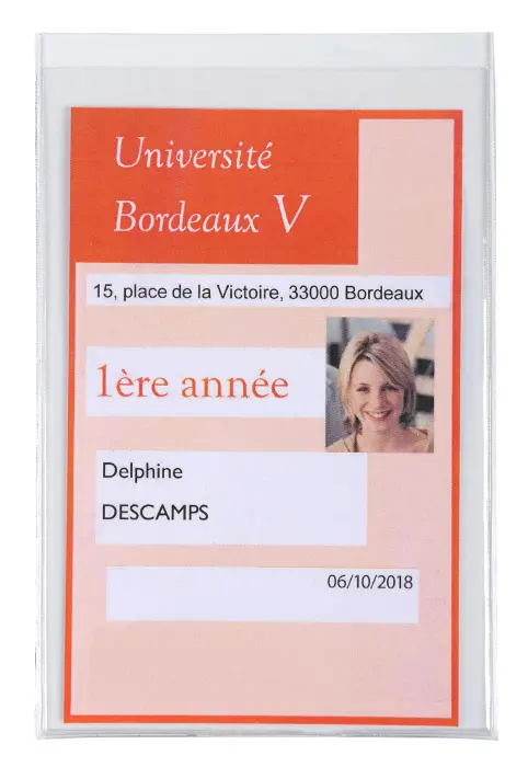 Etui de protection en PVC lisse 20/100e multi-usages - Cristal