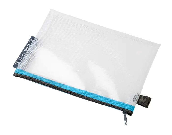 Pochette à fermeture éclair en plastique souple - Couleurs assorties