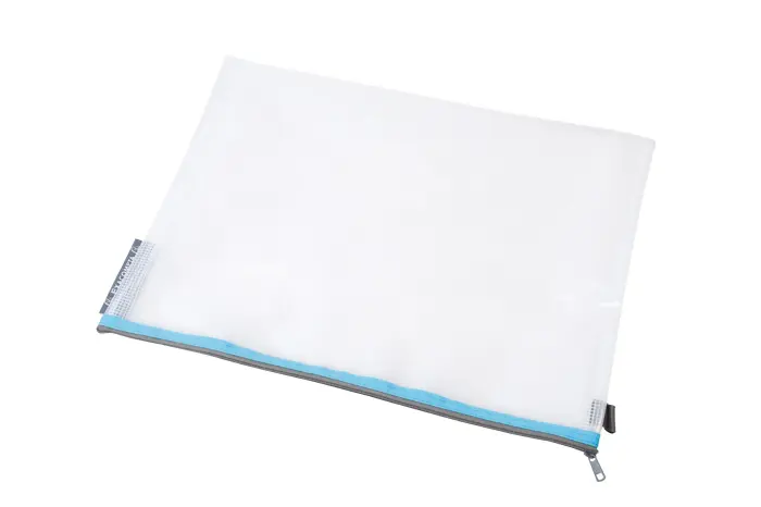 Pochette à fermeture éclair en plastique souple - Couleurs assorties