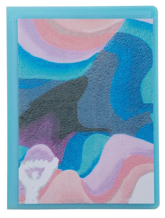 Protège-documents 11x15cm en polypropylène Kreacover Pastel 40 vues - Couleurs assorties