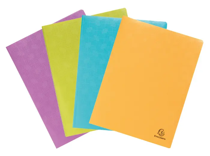 Protège -documents en PP recyclé semi-rigide Pop'N Co - 40 vues - Couleurs assorties