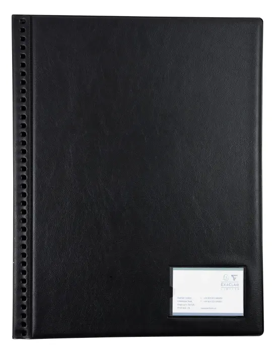 Protège-documents premium PVC 48 vues - A3 portrait - Noir