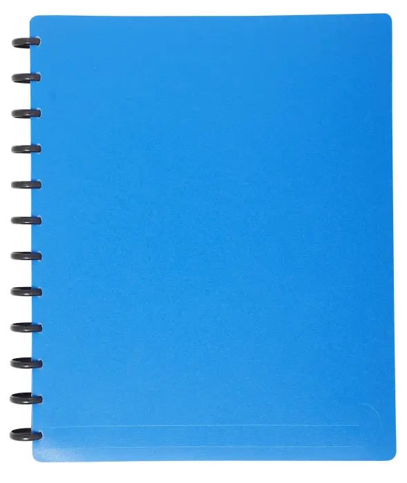 Protège-documents détachable en polypropylène semi rigide Opaque 60 vues - A4 - Couleurs assorties