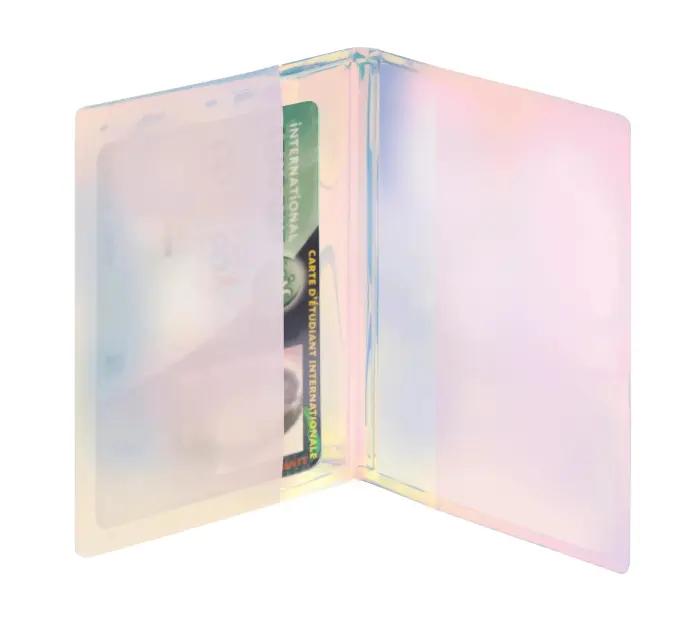Porte-cartes Iris 7 x 10 cm - Bleu