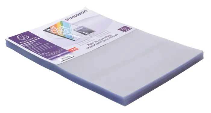 Boite de 100 plats pour relier PVC 20x100e - A3 - Cristal