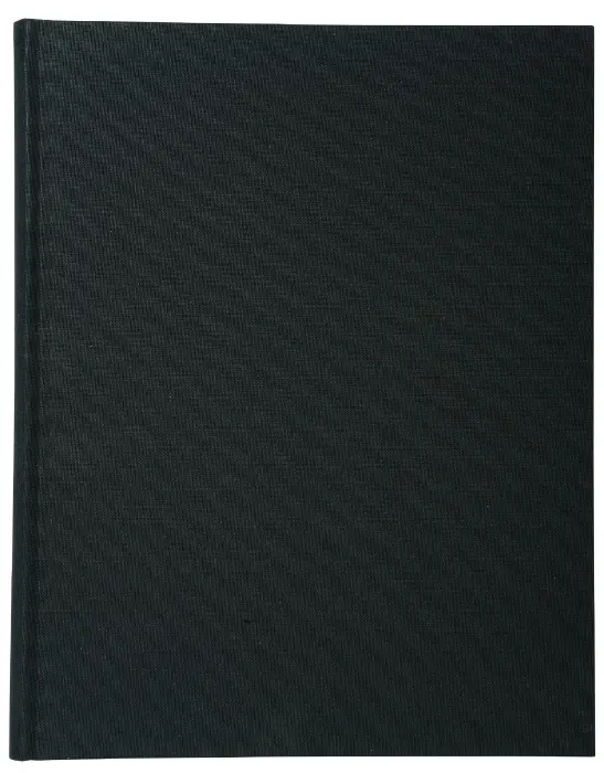 Registre 32x25cm ligne folioté 200 pages - Noir