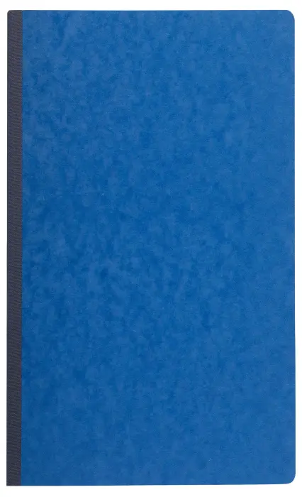 Piqûre 32x19,5cm journal triple folioté 80 pages - Couleurs assorties