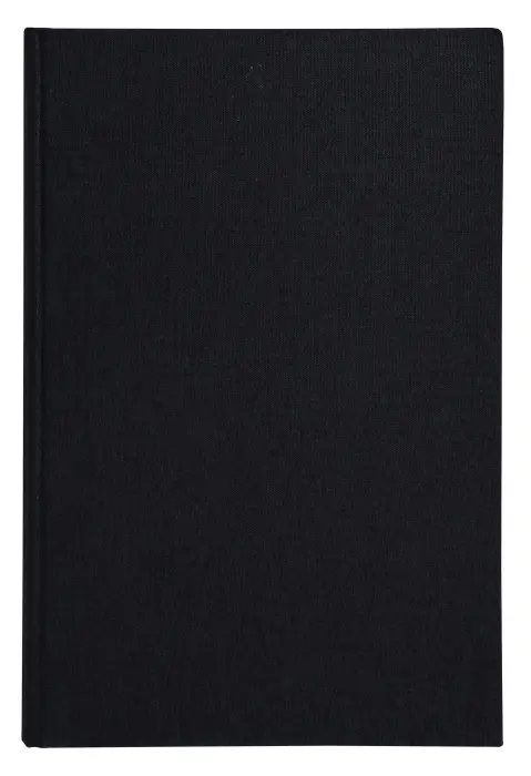 Registre 35x22,5cm 5x5 folioté 300 pages - Noir toilé