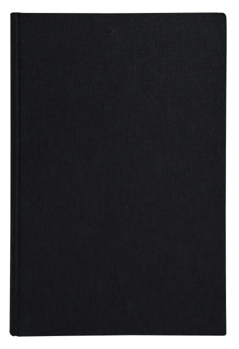 Registre 35x22,5cm 5x5 folioté 600 pages - Noir toilé
