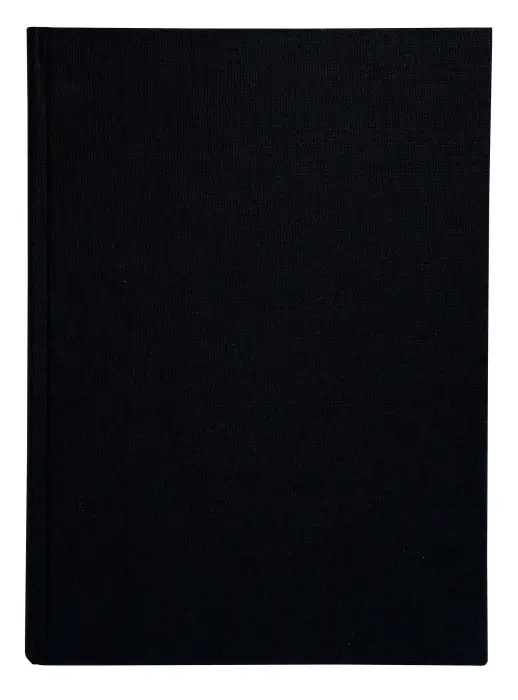 Registre 29,7x21cm 5x5 folioté 300 pages - Noir toilé
