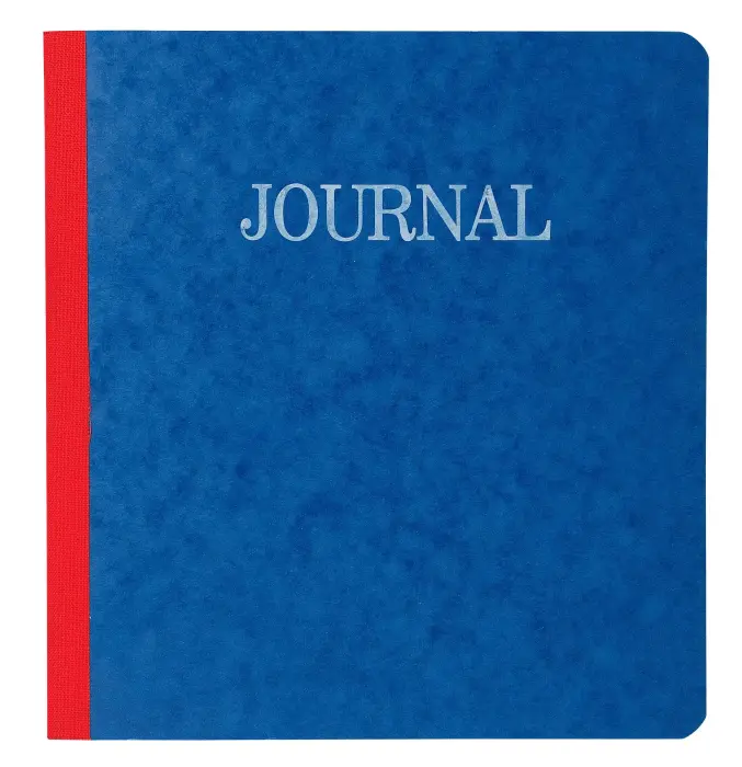 Piqûre 21x19cm journal folioté 80 pages - Couleurs assorties