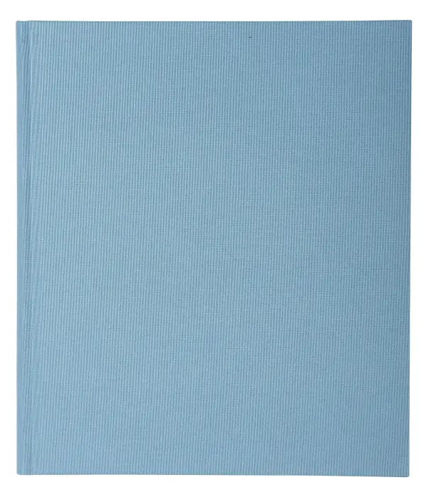 Registre 32x27cm Départ du courrier 26 lignes 200 pages - Bleu