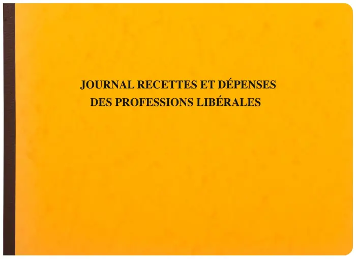 Piqûre 27x38cm - Journal des Recettes Dépenses des Professions libérales 80 pages