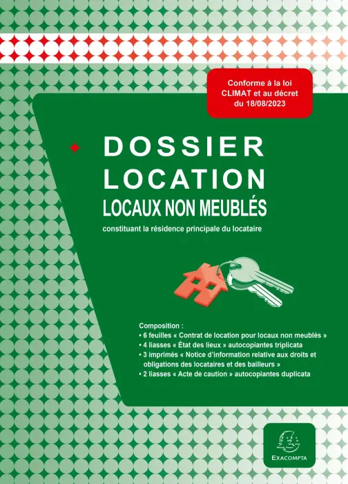 Dossier location locaux non meublés - Vert