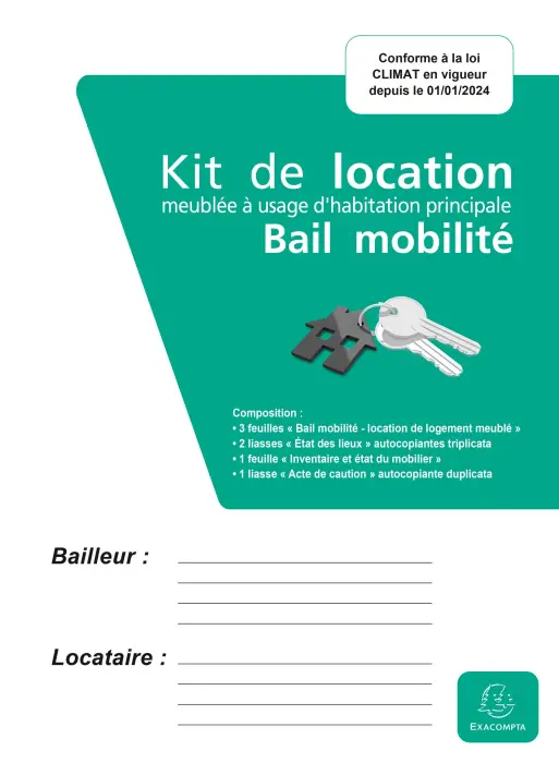 KIT DE LOCATION - BAIL MOBILITE - Vert