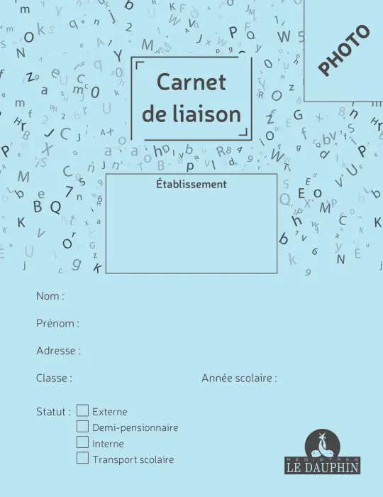 Carnet de liaison, 170X220, 72 pages
