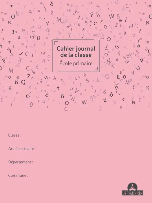 Cahier journal classe 320X240 96 pages - Couleurs assorties